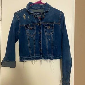 Maurices cropped denim jacket